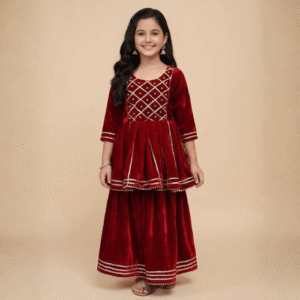 Ruby Glimmer Gharara