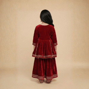 Ruby Glimmer Gharara