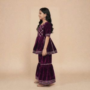 Plum Criss-Cross Set