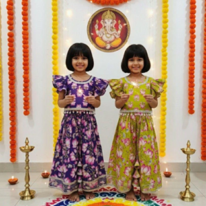 Zunaira Purple Lehnga Set