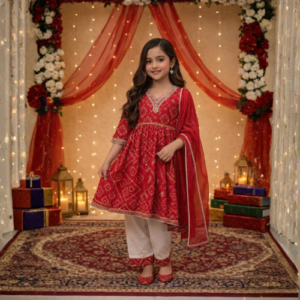 Roshni Kurta Set with Afghani Salwar