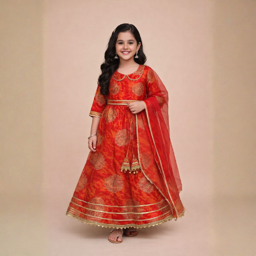 Narangi Noor Lehenga - Image 3