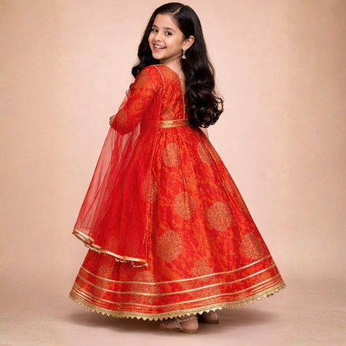 Narangi Noor Lehenga - Image 4