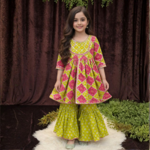 Prakriti Sharara Set (Green)