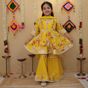 Noor-e-Basant Sharara Set