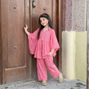 Amal Peplum Cord Pink