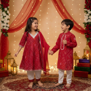 Roshni Kurta Set with Afghani Salwar